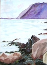 44  Pip Lunn  Rocks  Watercolour